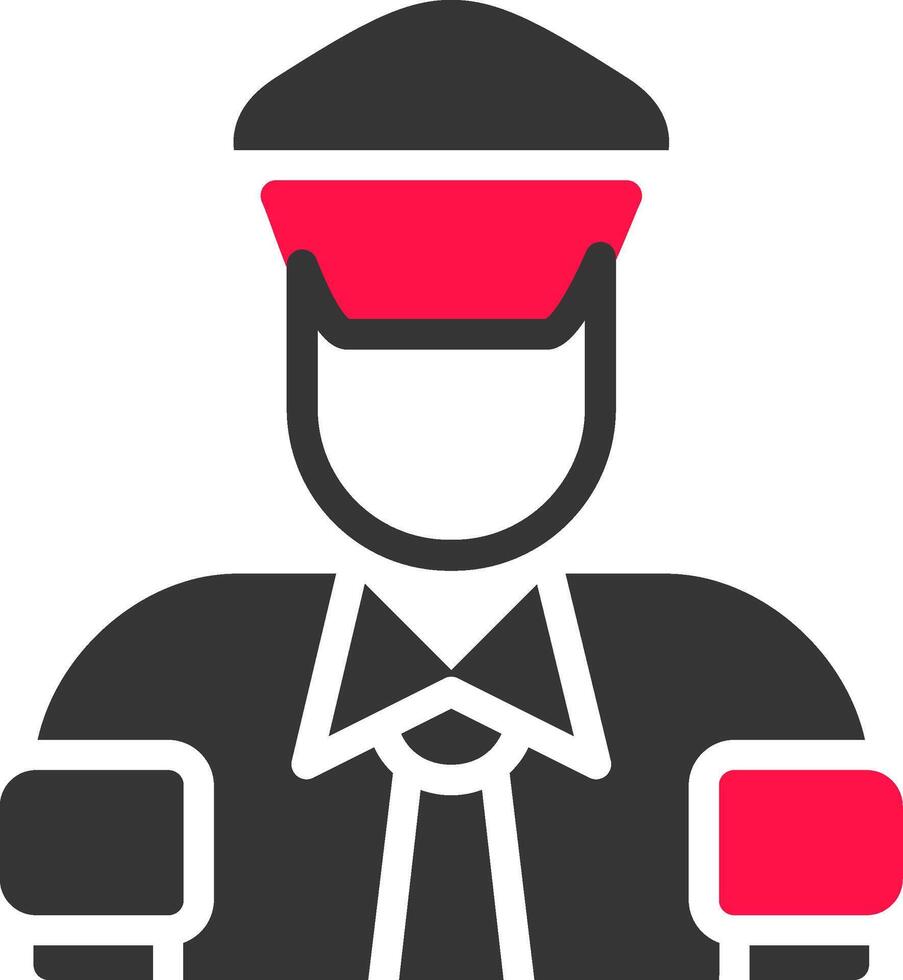 Polizei kreatives Icon-Design vektor