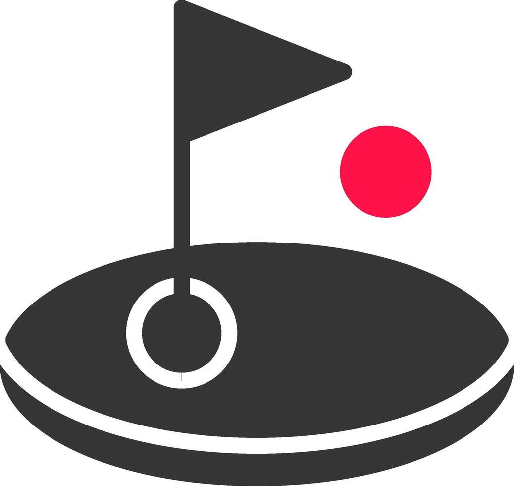 Golf kreatives Icon-Design vektor