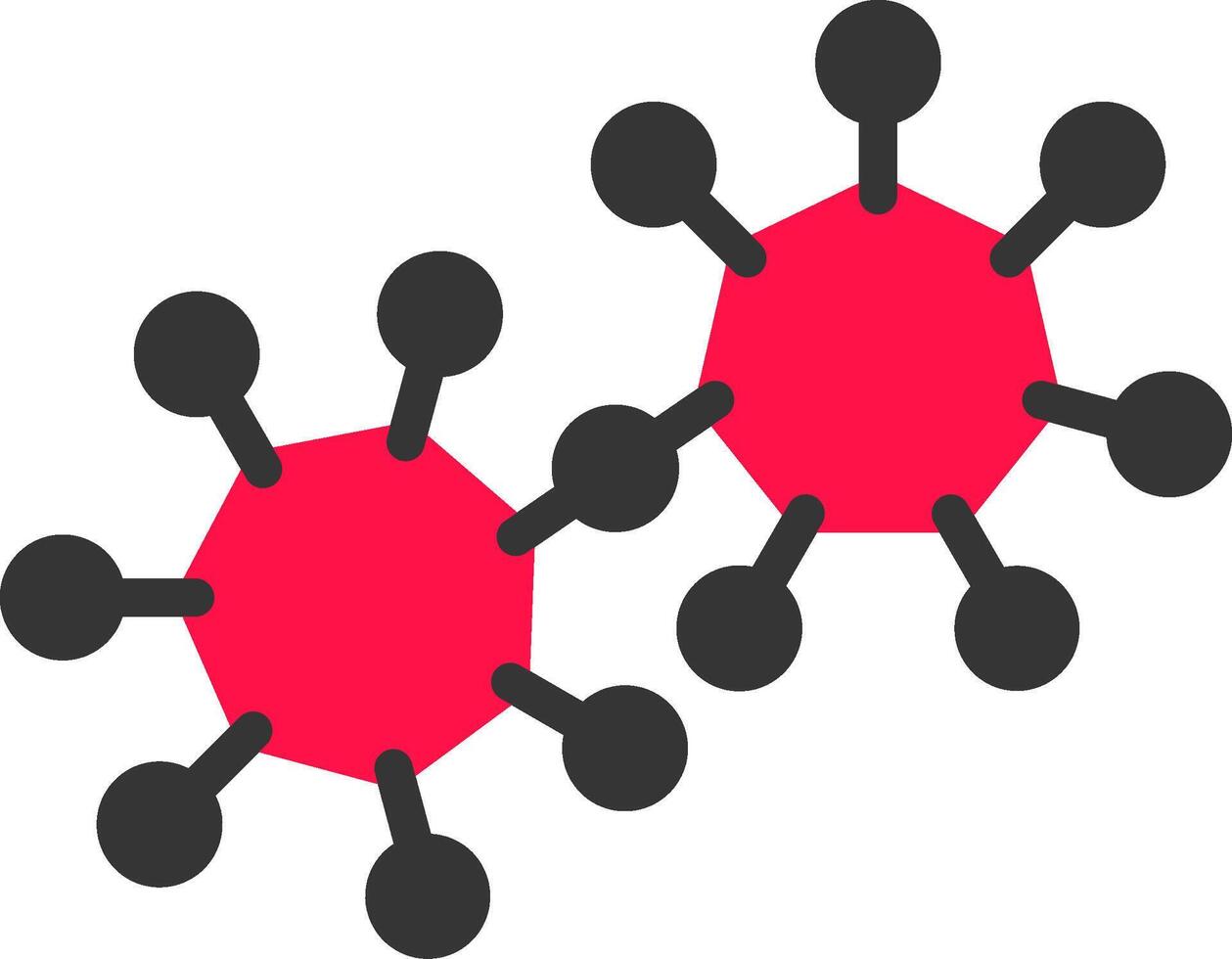 Moleküle kreativ Symbol Design vektor