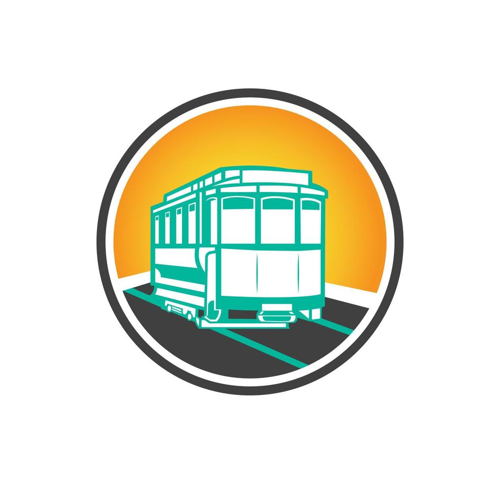 logotyp för new orleans tåg vektor