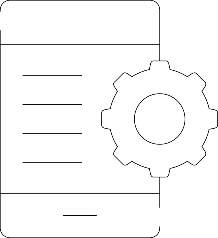 Handy, Mobiltelefon Rahmen kreativ Symbol Design vektor