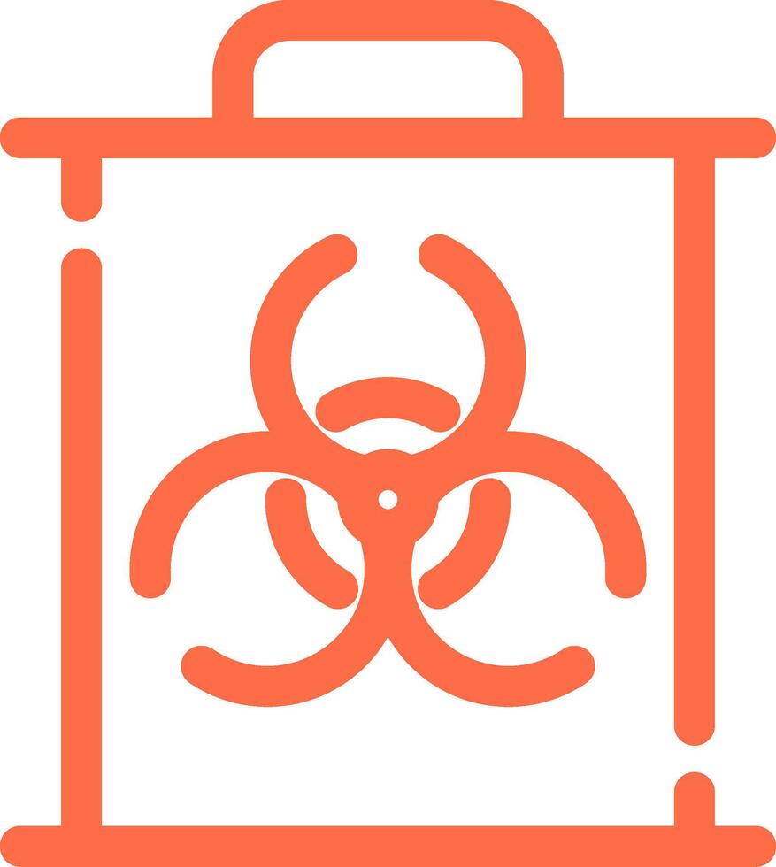 Biogefährdung kreativ Symbol Design vektor