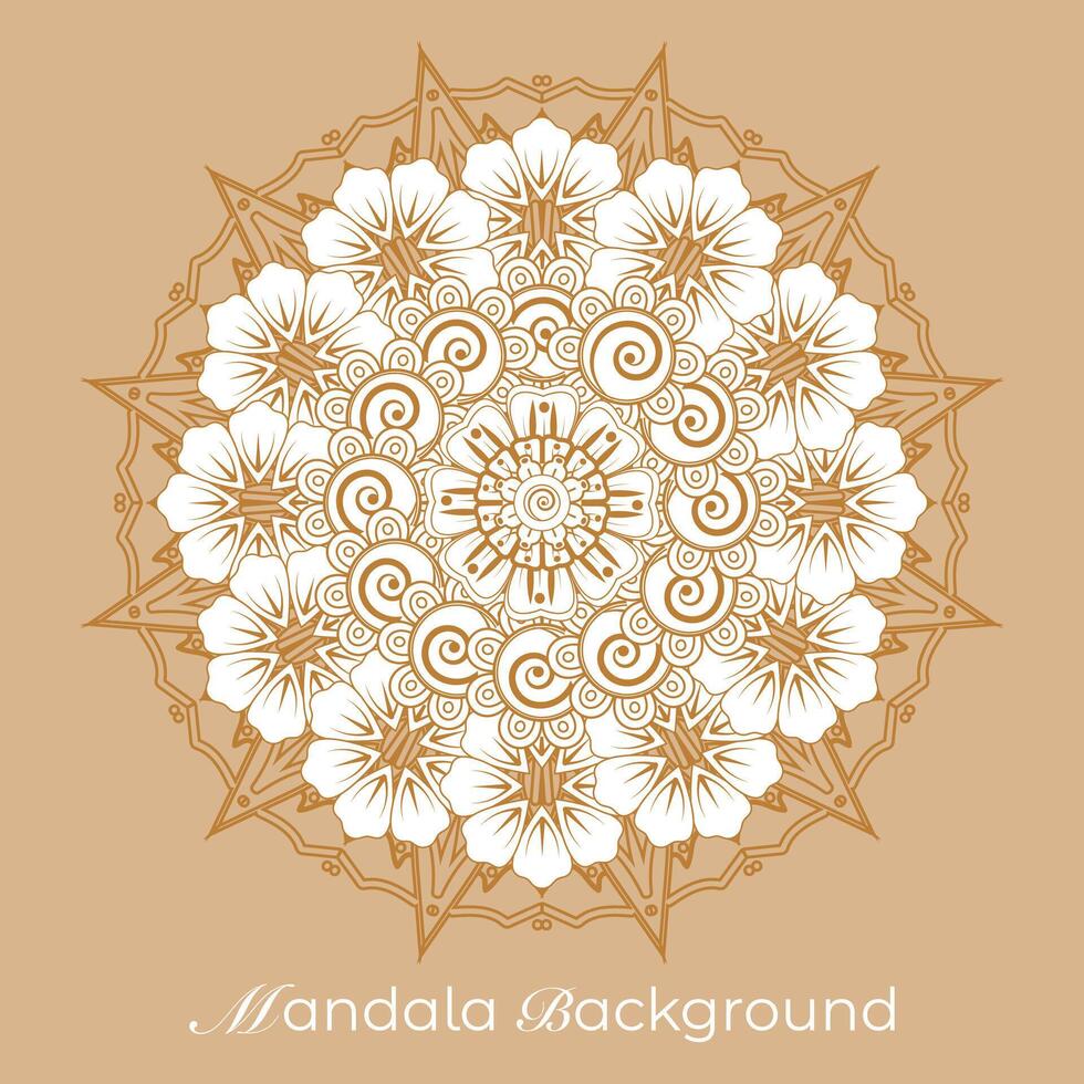 Luxus Mandala Muster Hintergrund, kreisförmig Muster Vektor Design