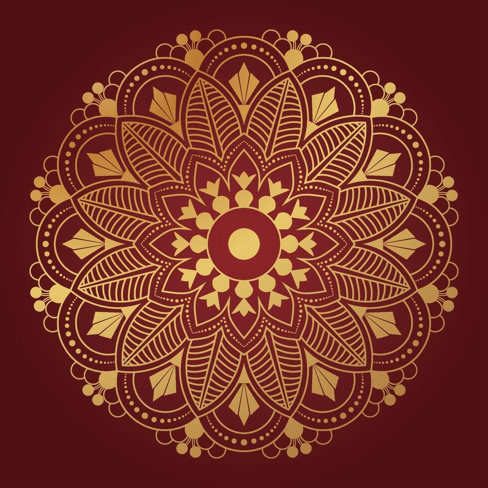 Luxus Mandala Muster Hintergrund, kreisförmig Muster Vektor Design