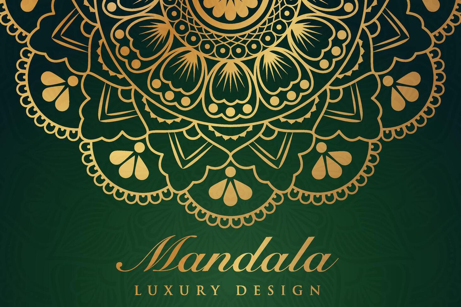 luxuriös Mandala Muster Hintergrund, Luxus Mandala Einladung Gruß Karte Design, kreisförmig Muster Vektor Design,