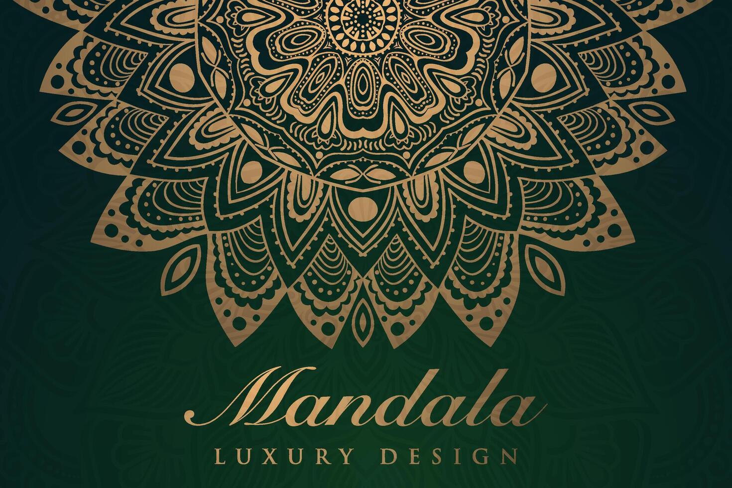 luxuriös Mandala Muster Hintergrund, Luxus Mandala Einladung Gruß Karte Design, kreisförmig Muster Vektor Design,