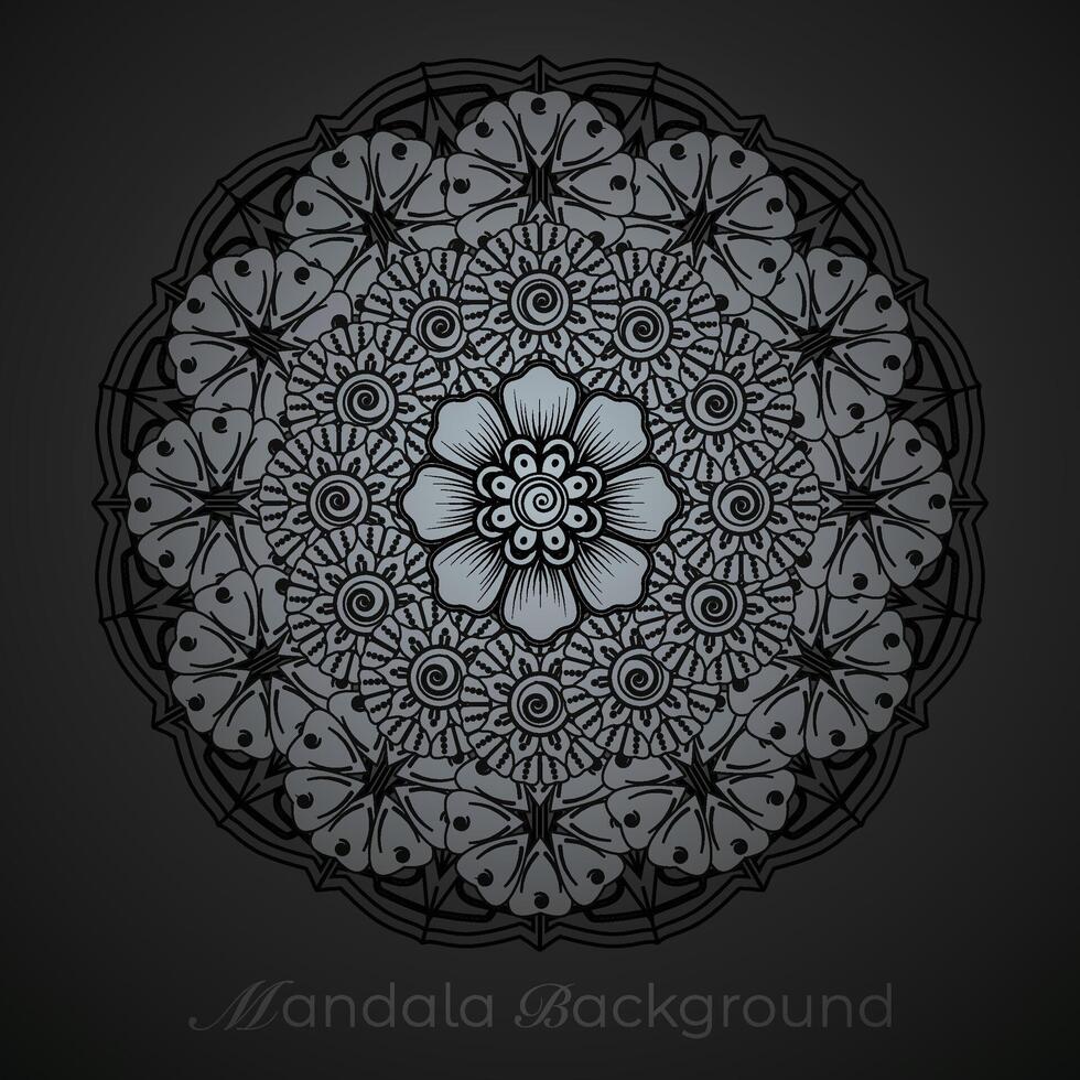 Luxus Mandala Muster Hintergrund, kreisförmig Muster Vektor Design