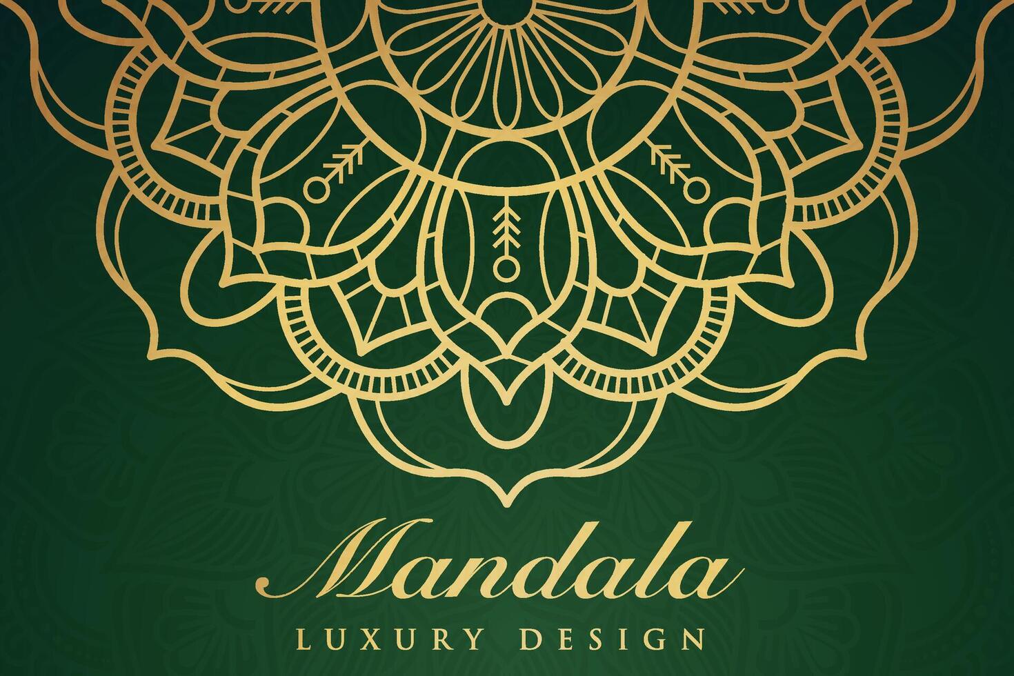 luxuriös Mandala Muster Hintergrund, Luxus Mandala Einladung Gruß Karte Design, kreisförmig Muster Vektor Design,