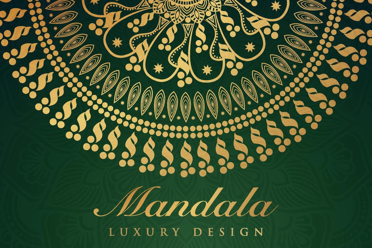 luxuriös Mandala Muster Hintergrund, Luxus Mandala Einladung Gruß Karte Design, kreisförmig Muster Vektor Design,