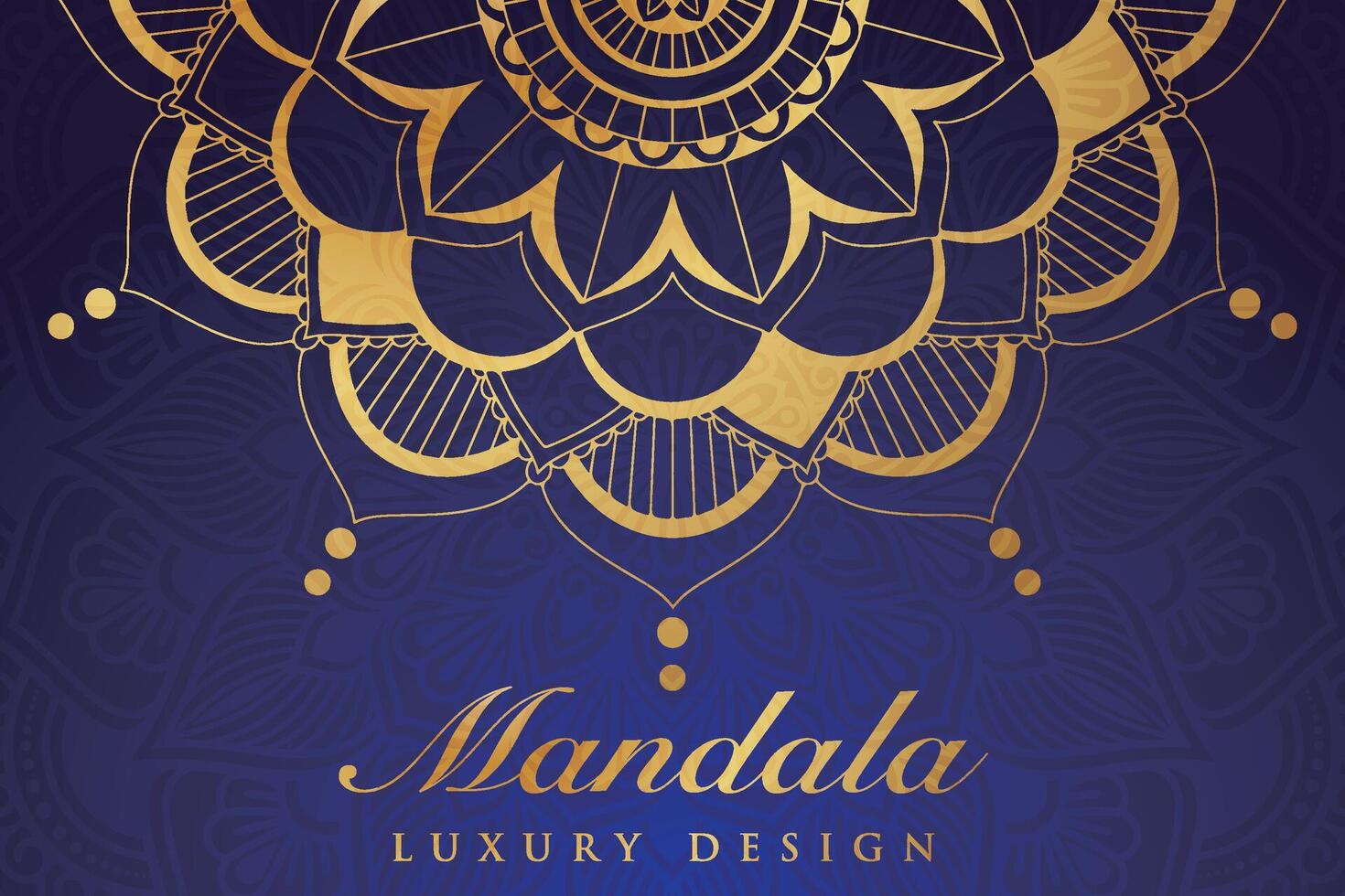 luxuriös Mandala Muster Hintergrund, Luxus Mandala Einladung Gruß Karte Design, kreisförmig Muster Vektor Design,