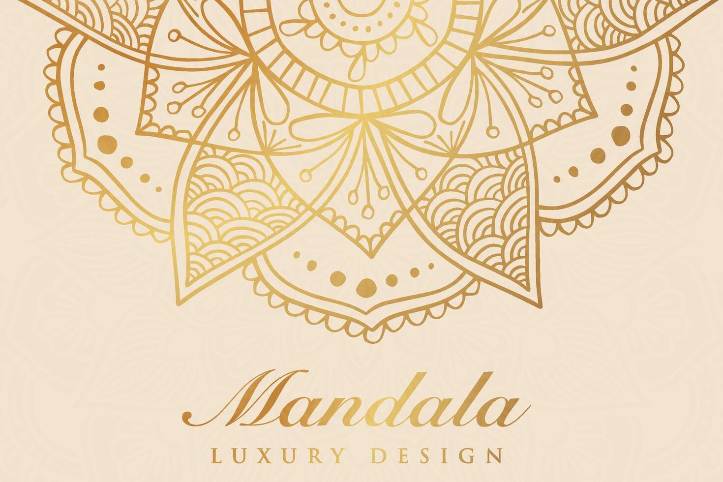 luxuriös Mandala Muster Hintergrund, Luxus Mandala Einladung Gruß Karte Design, kreisförmig Muster Vektor Design,