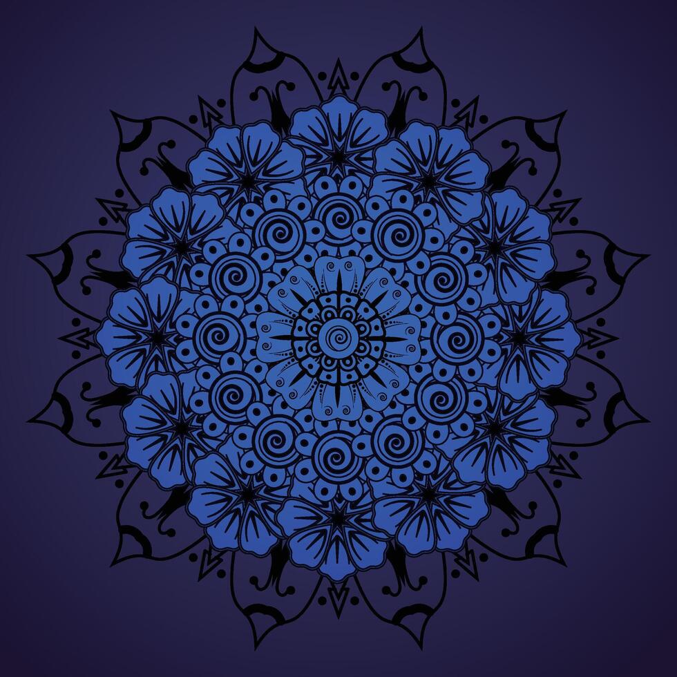 Luxus Mandala Muster Hintergrund, kreisförmig Muster Vektor Design