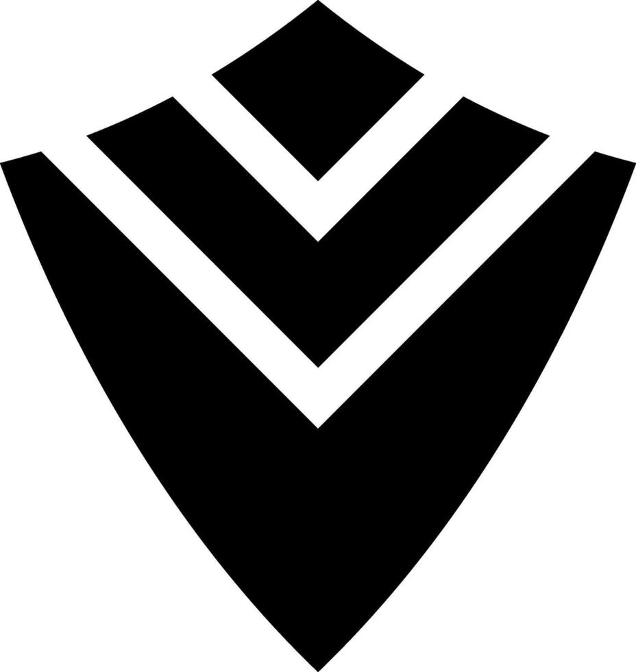 Vektor Schild Symbol minimalistisch Stil