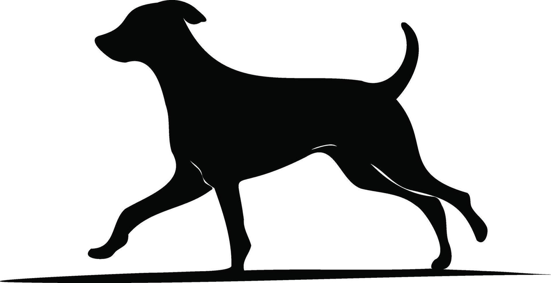 svart labrador retriever hund Hoppar, spelar hund, Hoppar hund, lekfull hund, lopp hund, idrottare hund vektor