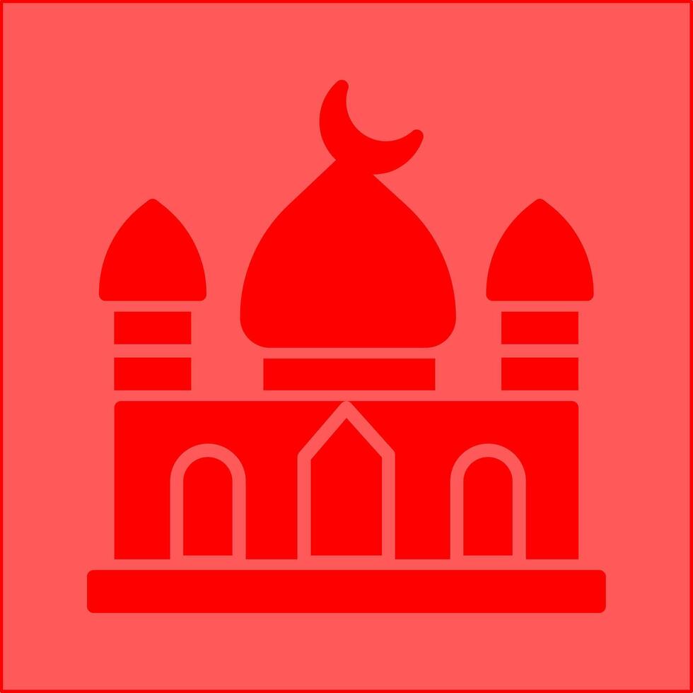 Moschee-Vektor-Symbol vektor