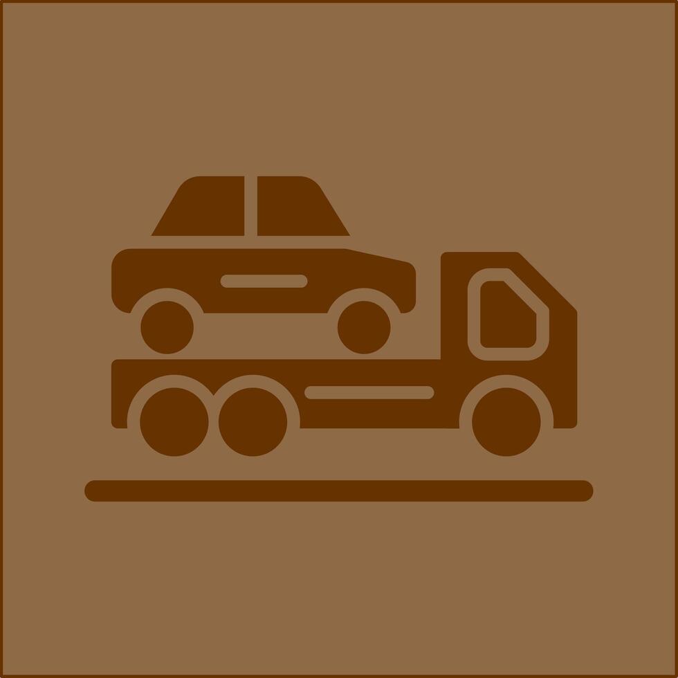 trailer vektor ikon