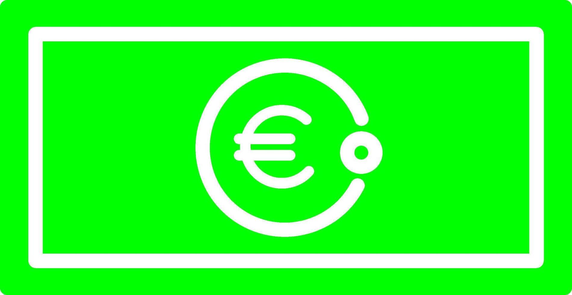 Euro-Vektor-Symbol vektor