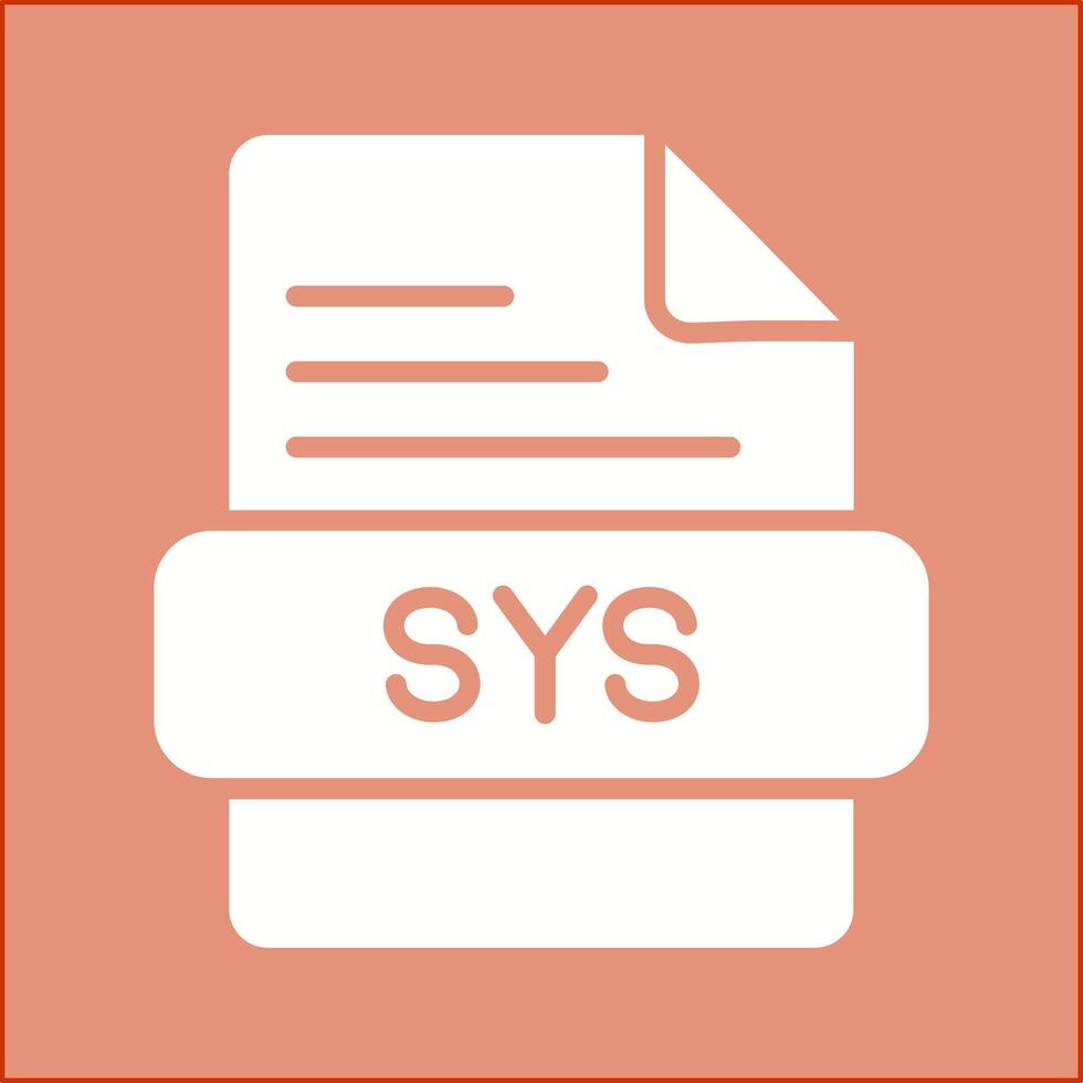 sys vektor ikon