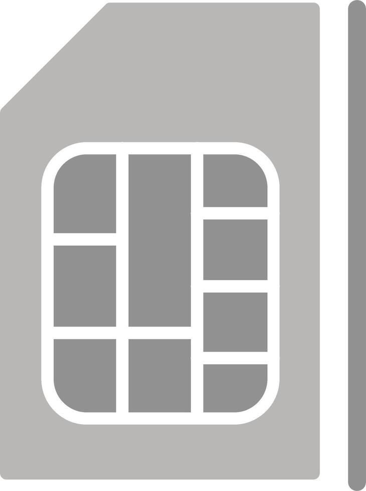 Vektorsymbol für die SIM-Karte vektor