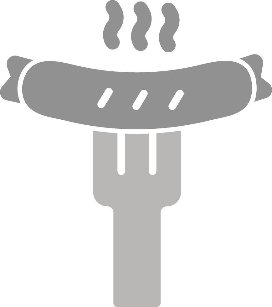 Wurst-Vektor-Symbol vektor