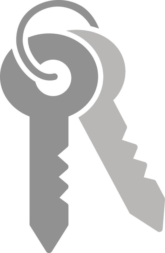 Hausschlüssel-Vektorsymbol vektor