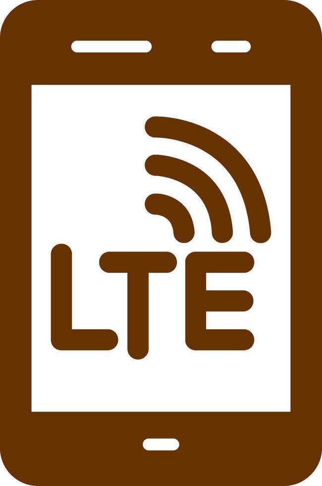 lte vektor ikon