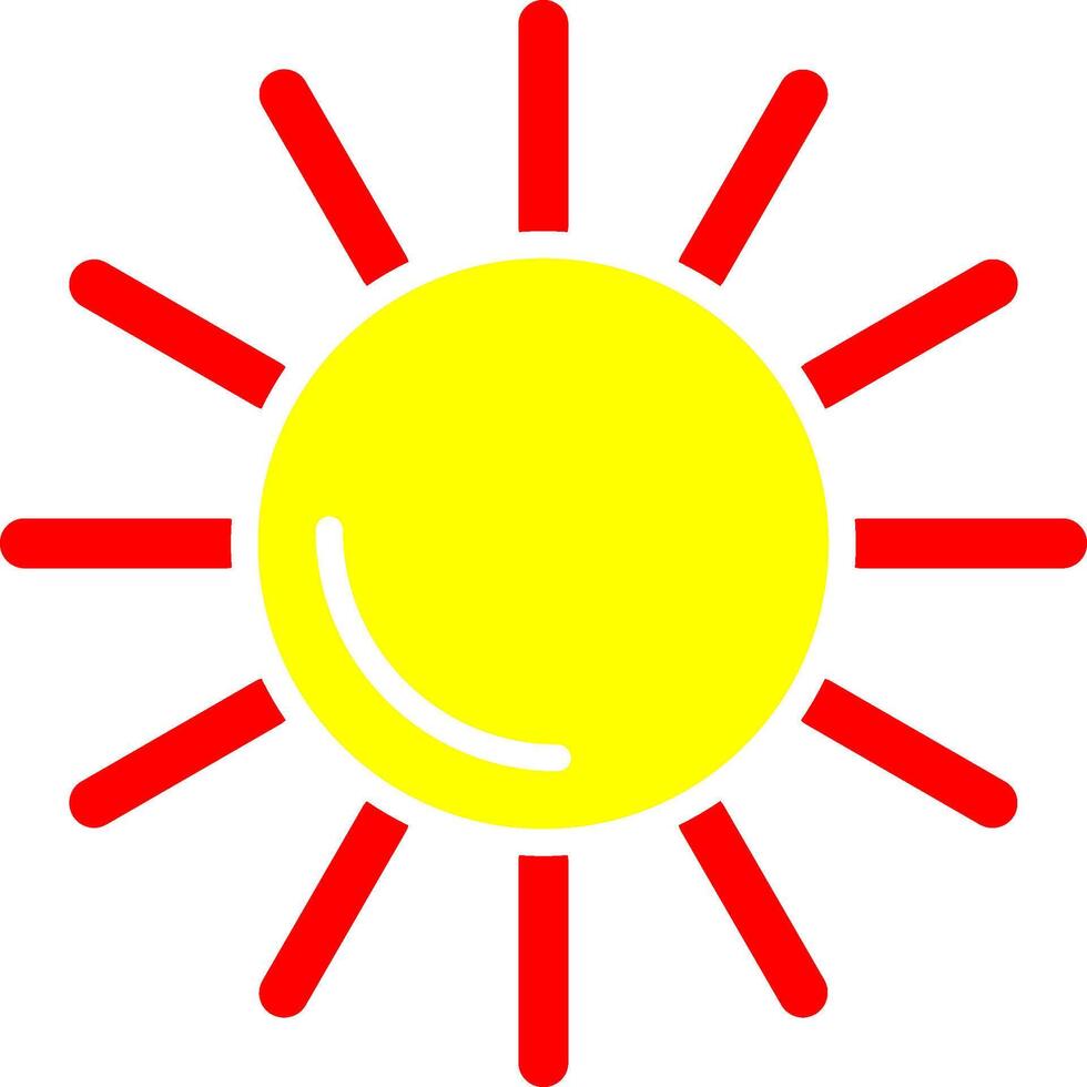 Sonne ii Vektor Symbol