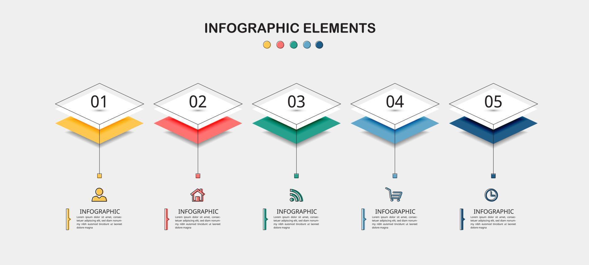 Infografik-Design-Geschäftsvorlage vektor