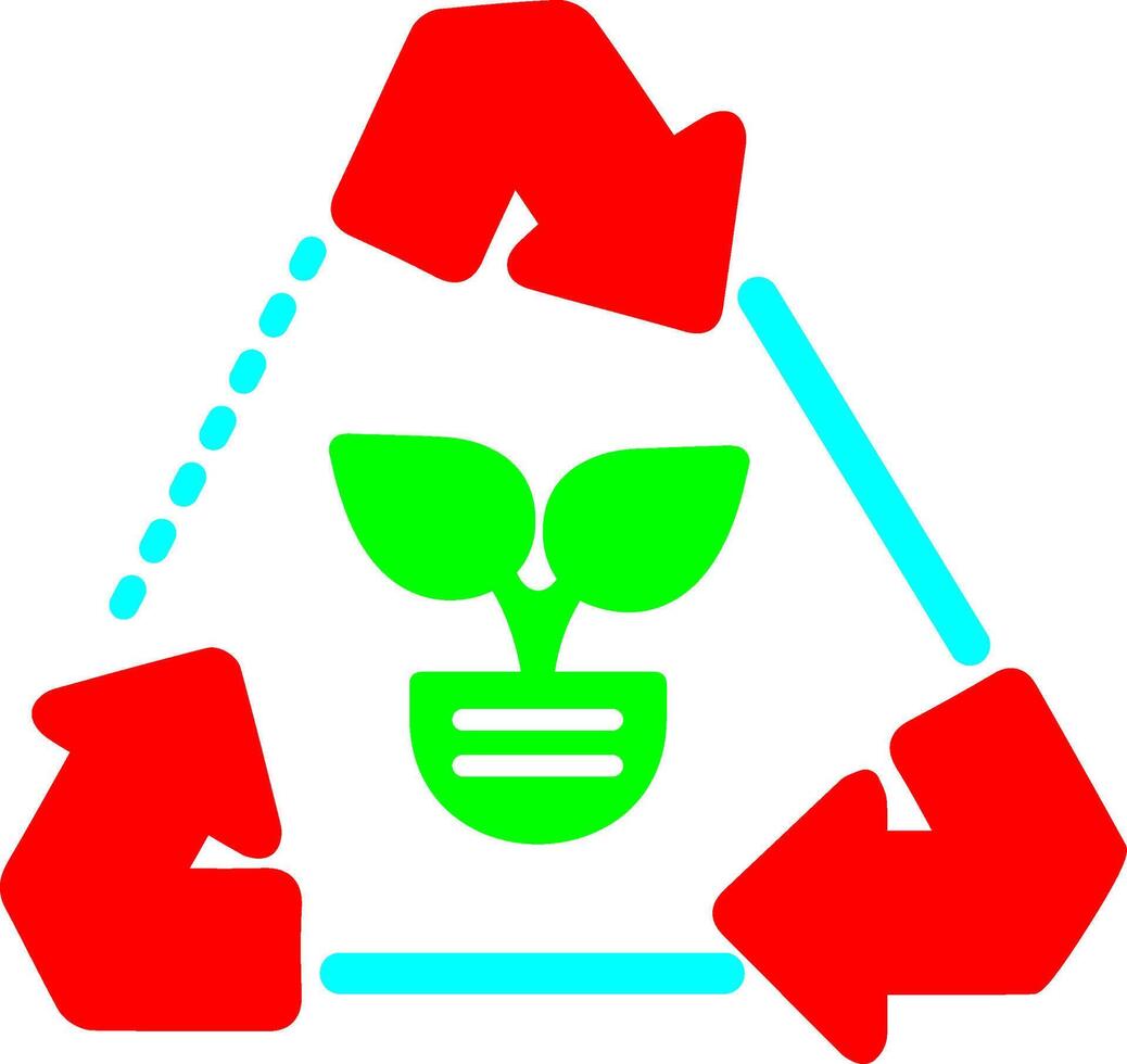 recyceln Pfeile Vektor Symbol