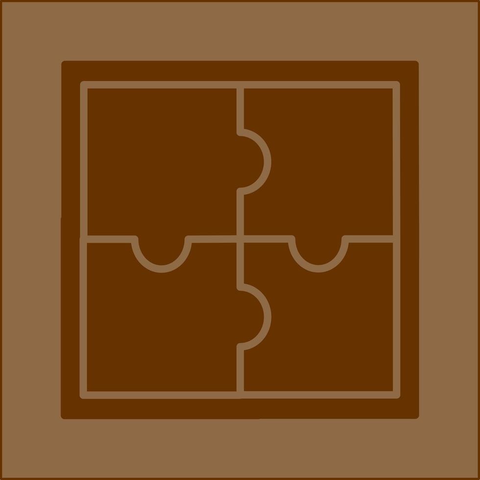 Puzzle-Vektor-Symbol vektor