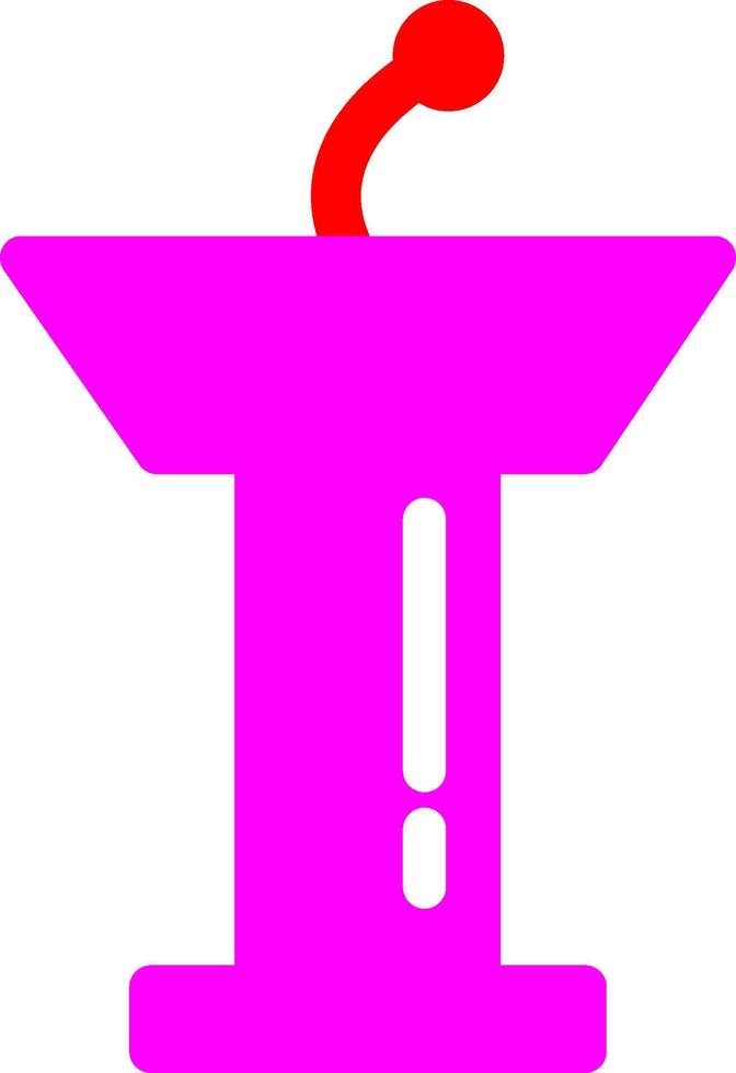 Podium-Vektor-Symbol vektor