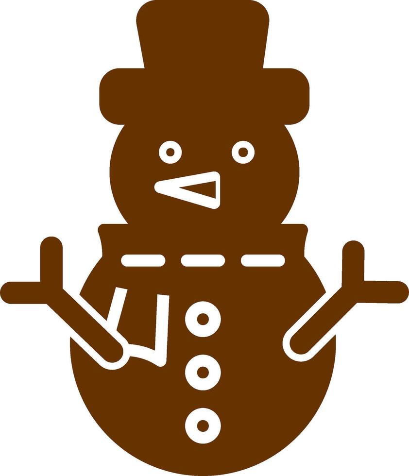 Schneemann-Vektor-Symbol vektor