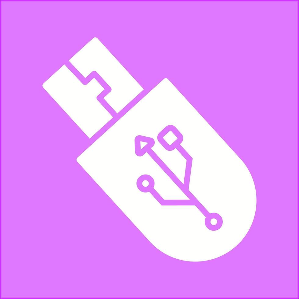 USB-Vektorsymbol vektor