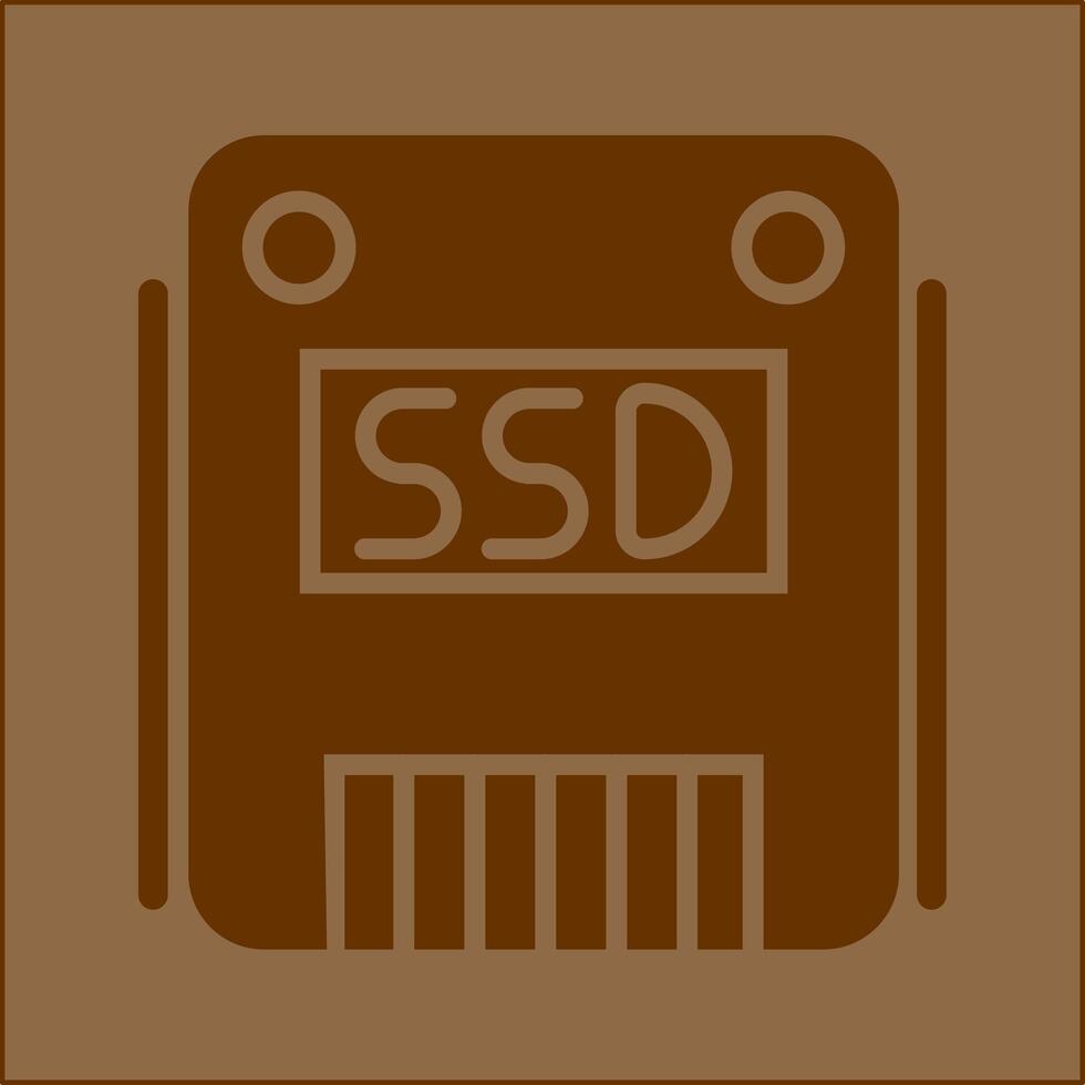 SSD-Vektorsymbol vektor