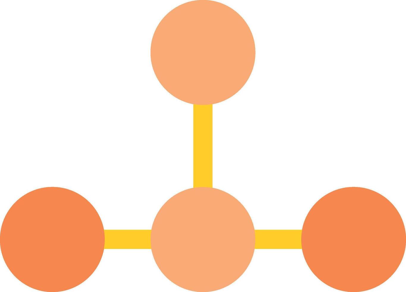 Hierarchie-Vektorsymbol zeichnen vektor