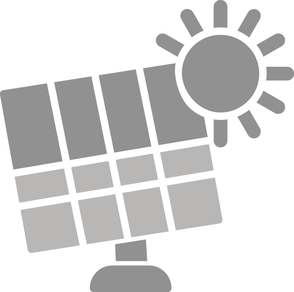 Vektorsymbol für Solarpanel vektor