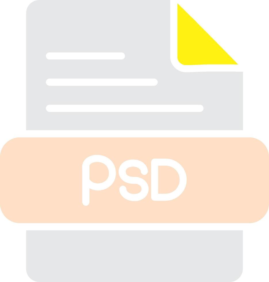 PSD-Vektorsymbol vektor