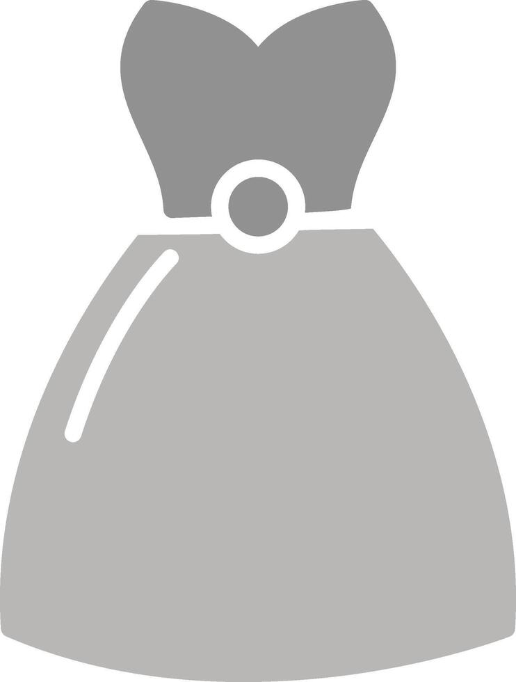 cocktail klänning vektor ikon