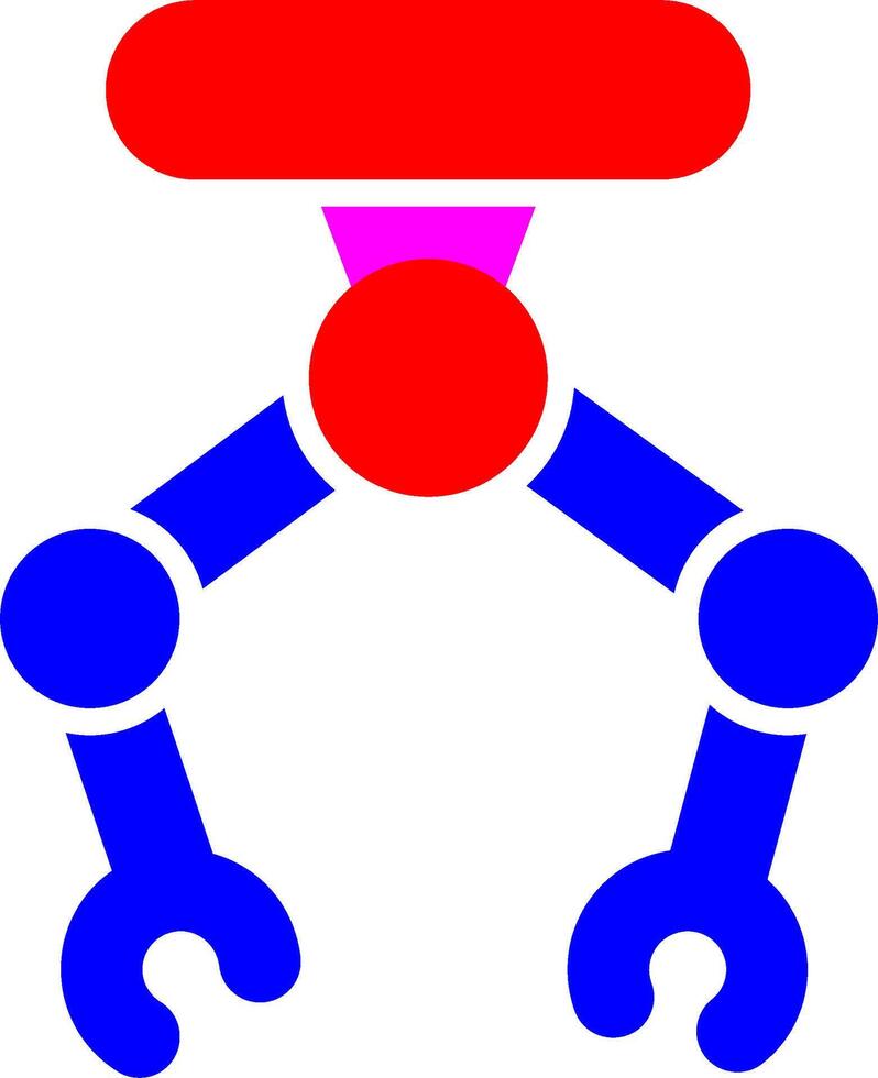 industriell Roboter ii Vektor Symbol