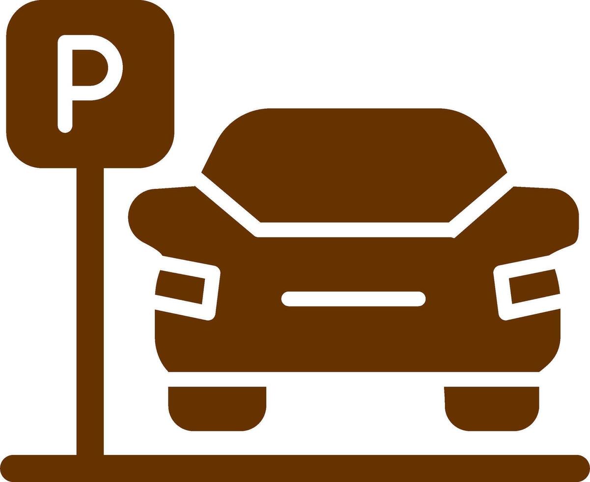 Parkplatz-Vektor-Symbol vektor