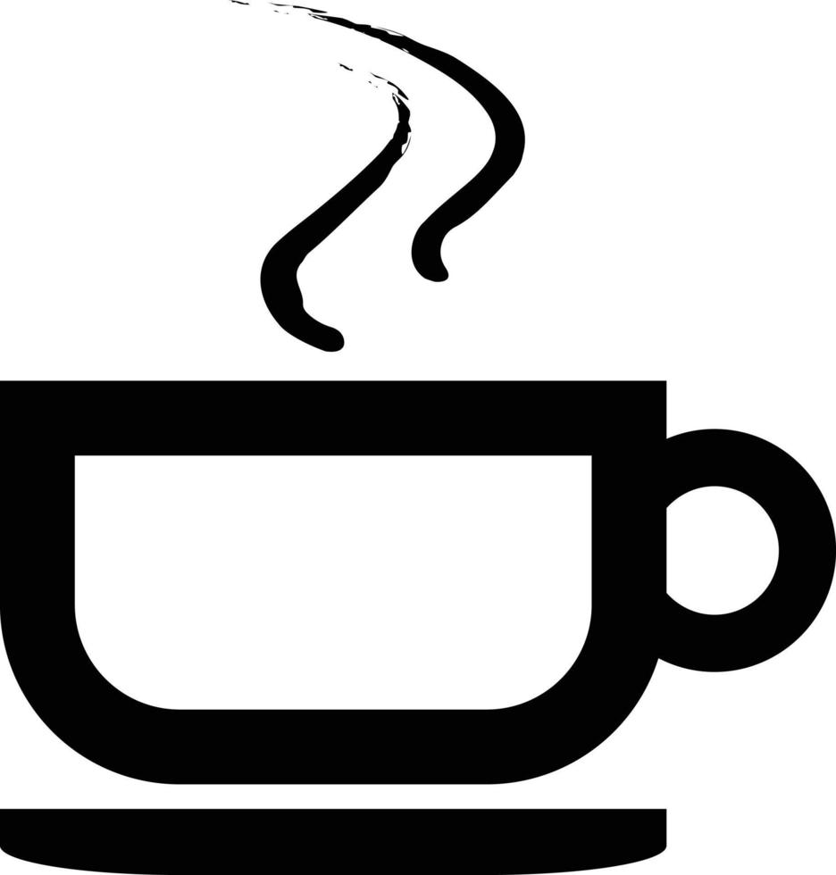 Tee-Cup-Logo-Grafiksymbol vektor