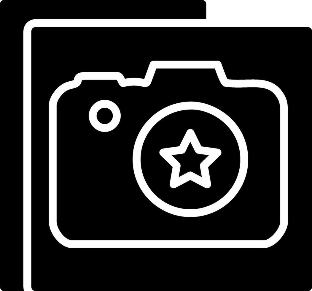 Star Fotografie Vektor Symbol