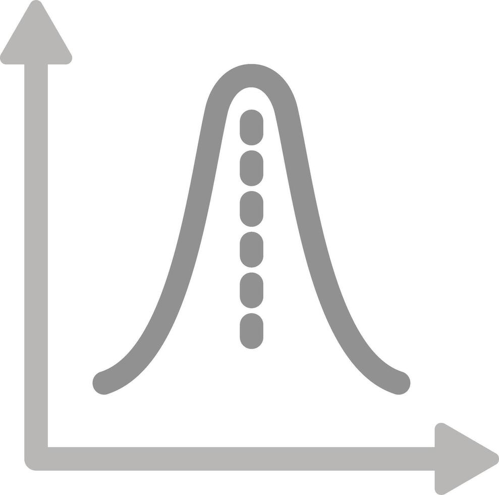 Histogramm-Vektorsymbol vektor