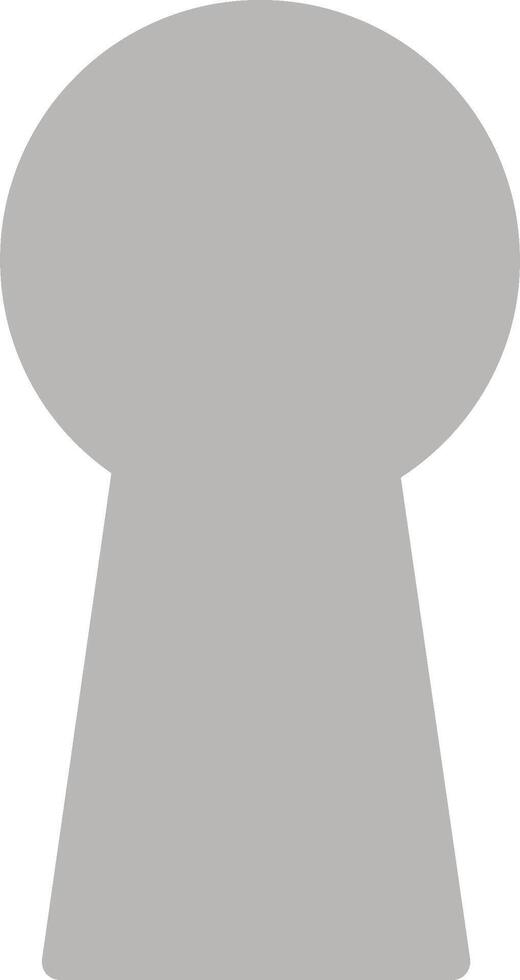 Schlüsselloch-Vektor-Symbol vektor