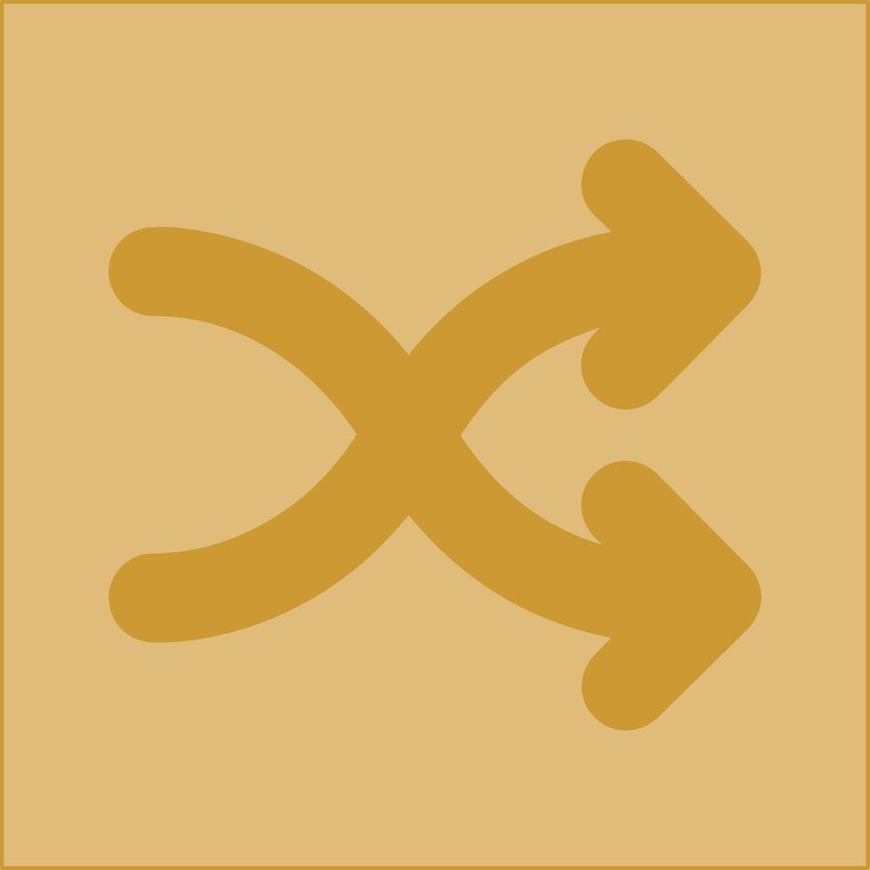 Pfeil Kreuzung Vektor Symbol