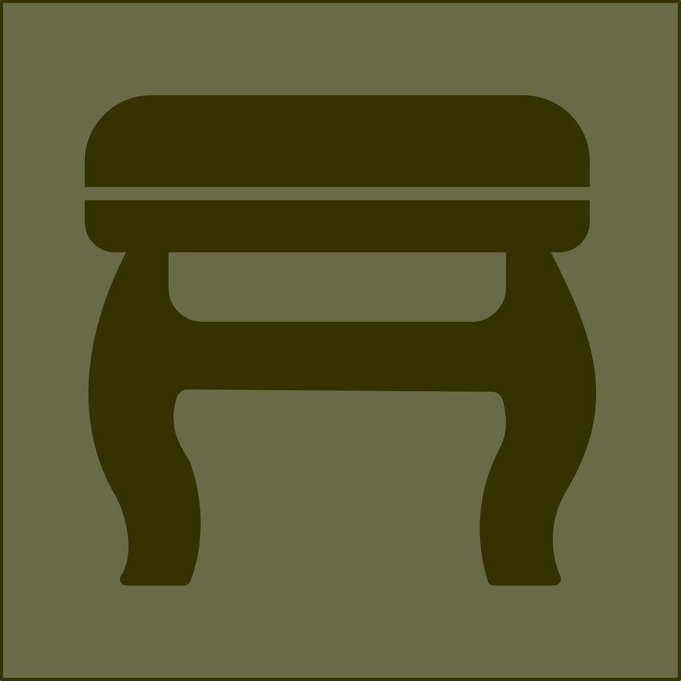 Hocker-Vektor-Symbol vektor