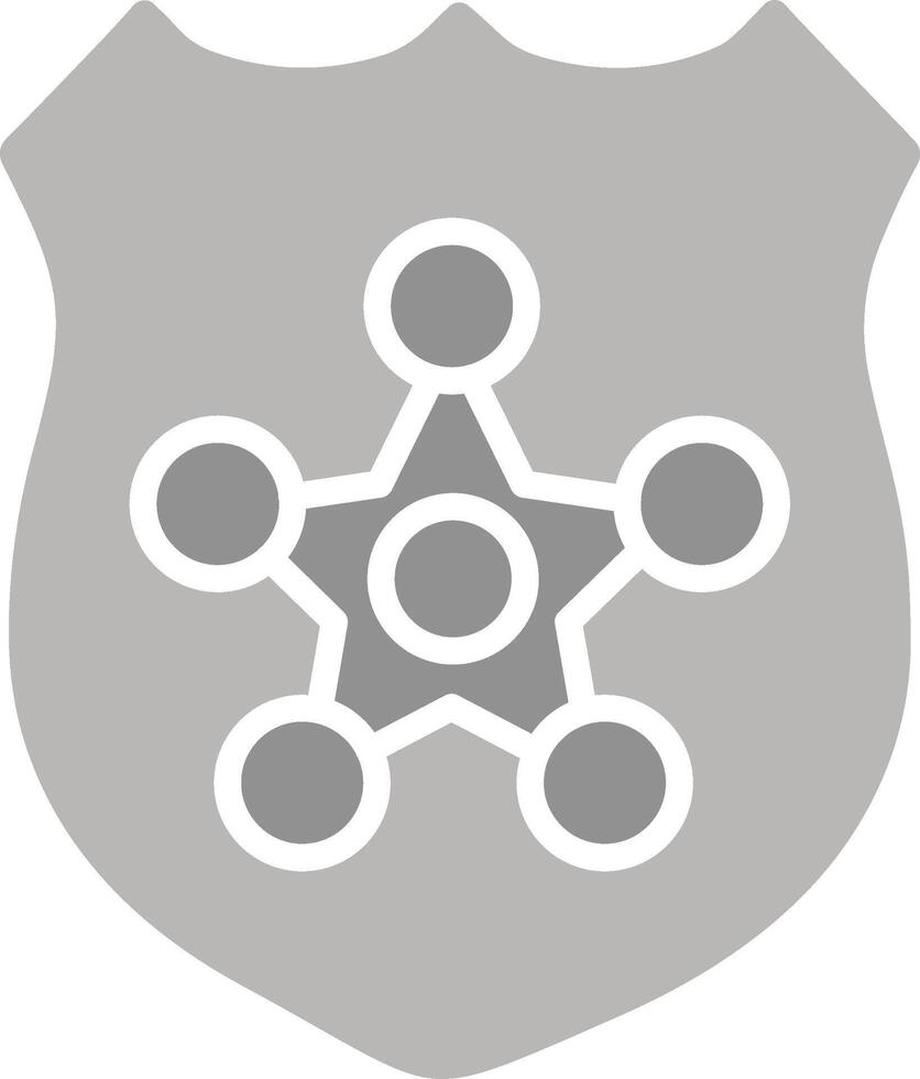 Polizei Abzeichen ii Vektor Symbol