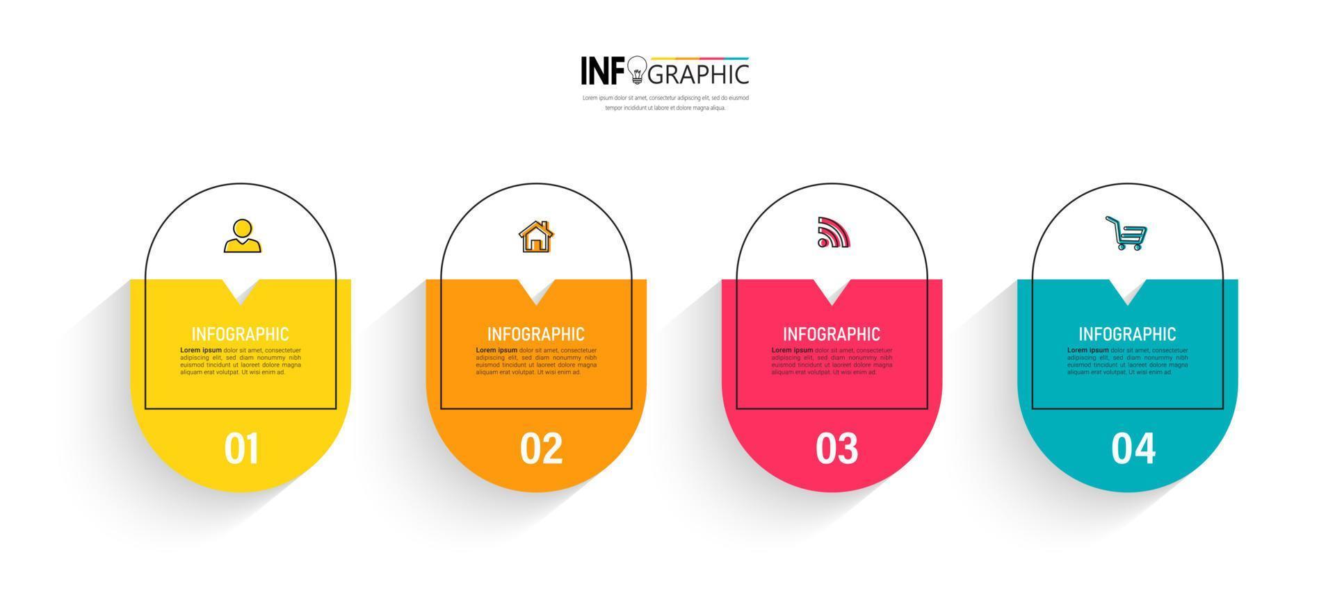 Infografik-Design-Geschäftsvorlage vektor