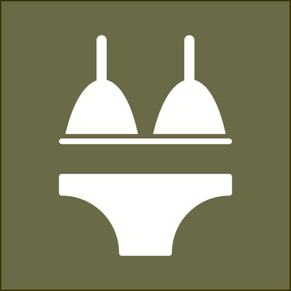 Bikini-Vektor-Symbol vektor