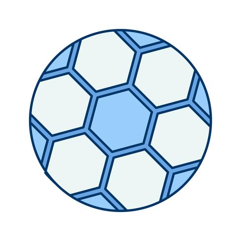 Fotboll Ikon Vector Illustration